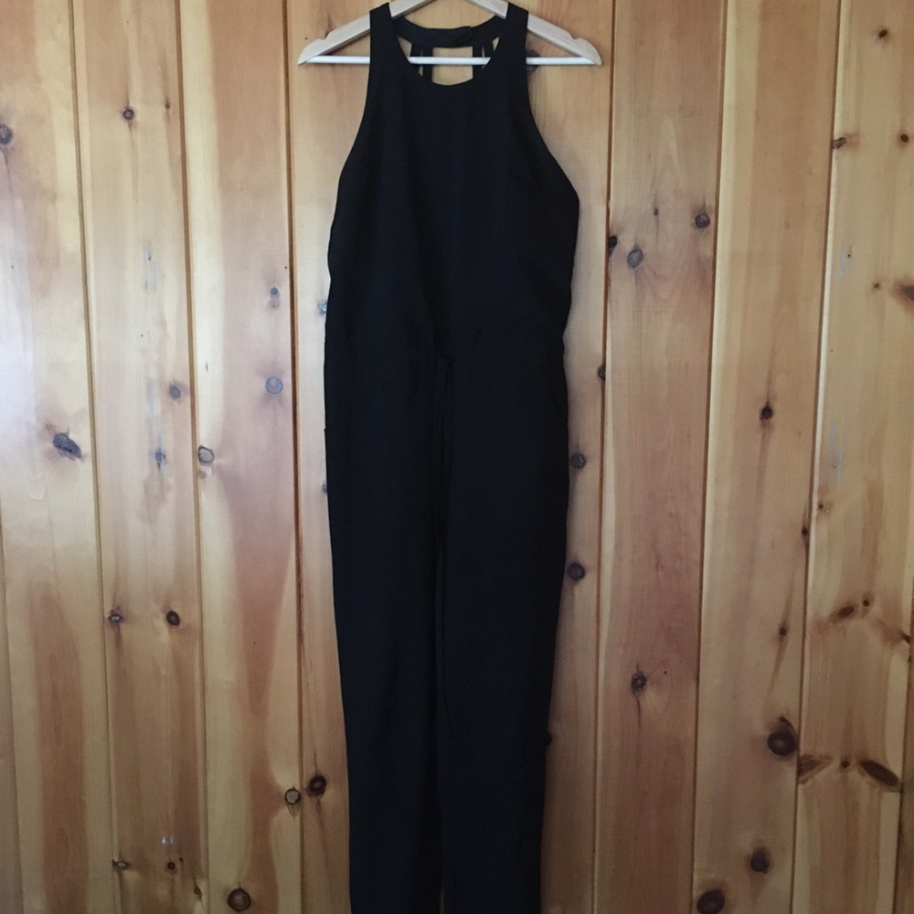 Doe & Rae Black Sleeveless Jumpsuit